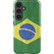 Brazil Flag Distressed Galaxy S24 Plus Impact Case